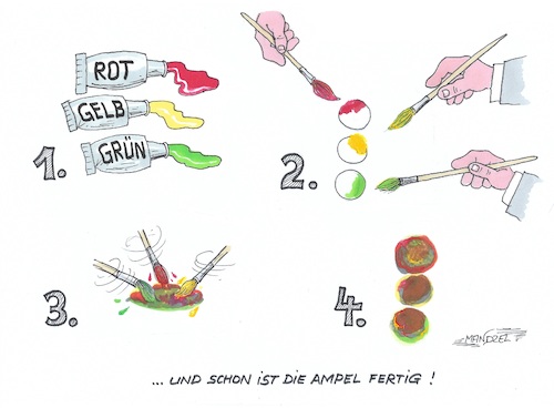 Cartoon: Eilige Ampelgestaltung (medium) by mandzel tagged ampel,rot,grün,gelb,scholz,lindner,baerbock,regierung,wahlen,koalition,deutschland,ampel,rot,grün,gelb,scholz,lindner,baerbock,regierung,wahlen,koalition,deutschland