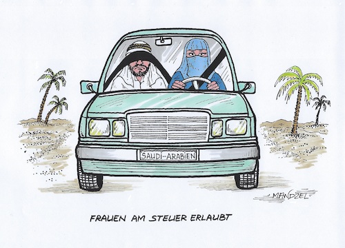 Fahrerlaubnis für Frauen