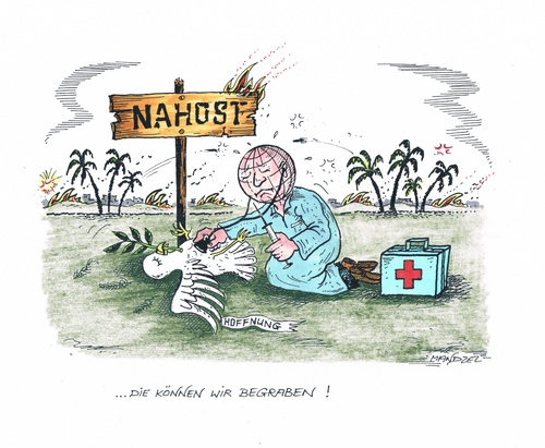 Cartoon: In Nahost stirbt die Hoffnung (medium) by mandzel tagged nahost,sterbende,hoffnung,auf,frieden,vergebliche,wiederbelebungversuche,der,welt,nahost,sterbende,hoffnung,auf,frieden,vergebliche,wiederbelebungversuche,der,welt