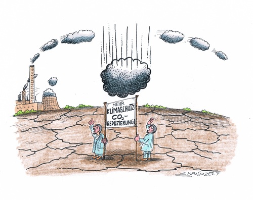 Cartoon: Klimaprobleme (medium) by mandzel tagged klima,co2,ausgedörrter,bocen,proteste,die,nicht,ernst,genommen,werden,klima,co2,ausgedörrter,bocen,proteste,die,nicht,ernst,genommen,werden
