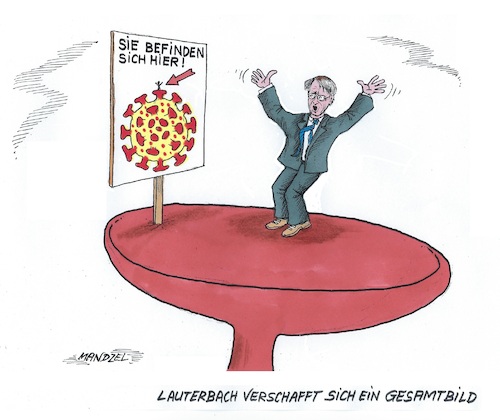 Cartoon: Lauterbach will Klarheit (medium) by mandzel tagged corona,regeln,impfungen,verordnungen,pandemie,politik,mandzel,karikatur,impfstoffe,ortsbestimmungen,corona,regeln,impfungen,verordnungen,pandemie,politik,mandzel,karikatur,impfstoffe,ortsbestimmungen