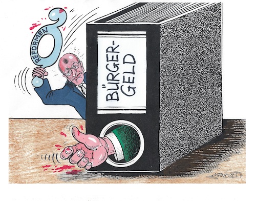 Cartoon: Merz lässt nicht locker ! (medium) by mandzel tagged merz,soziales,reformen,deutschland,koalition,regierungschaos,merz,soziales,reformen,deutschland,koalition,regierungschaos