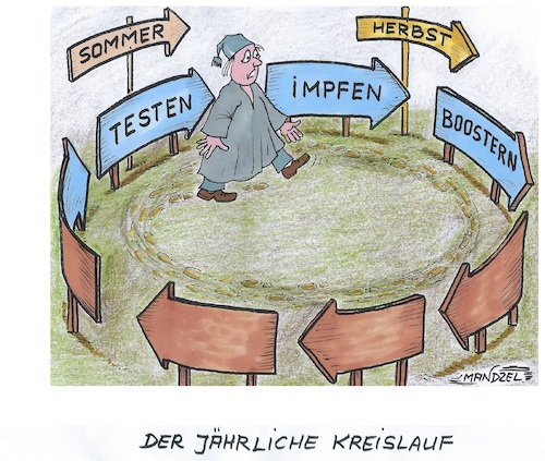 Cartoon: Realsatire (medium) by mandzel tagged corona,testen,impfen,boostern,glauben,vertrauen,zweifeln,corona,testen,impfen,boostern,glauben,vertrauen,zweifeln