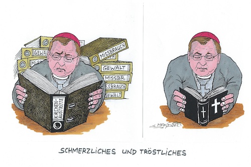 Cartoon: Sündhafte Kirche (medium) by mandzel tagged kirche,kindermissbrauch,lügen,vertuschungen,angst,priester,ansehen,bätzing,kirche,kindermissbrauch,lügen,vertuschungen,angst,priester,ansehen,bätzing