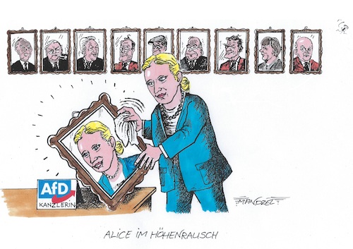 Cartoon: Weidel will kandidieren (medium) by mandzel tagged afd,weidel,regierungschance,deutschland,bundestagswahlen,afd,weidel,regierungschance,deutschland,bundestagswahlen