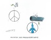 Cartoon: Aktualisiertes Friedenszeichen (small) by mandzel tagged krieg,waffenlieferungen,frieden,putin,ukraine,waffenindustrie,politik,deutschland
