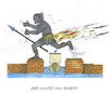 Cartoon: Brennendes Problem (small) by mandzel tagged griechenland,waldbrände,umwelt,klima