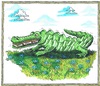 Cartoon: Buchmesse (small) by mandzel tagged buchmesse,alligator,bücher
