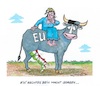 Cartoon: Das schlimme rechte Bein (small) by mandzel tagged eu,italien,wahlen,melosi,rechtsdrall