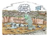Cartoon: Das Wasser wird knapp. (small) by mandzel tagged wasser,hitze,dürre,klima,umweltpolitik