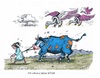 Cartoon: Die EU hat zu kämpfen (small) by mandzel tagged eu,geier,europakritik