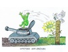 Cartoon: Die Grünen haben neue Ziele (small) by mandzel tagged russland,putin,nato,osterweiterung,ukraine,krieg,europa,die,grünen,waffen,panzerlieferungen