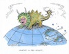 Cartoon: Dino Trump (small) by mandzel tagged trump,usa,iran,russland,sanktionen