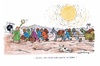 Cartoon: Flucht ins gelobte Land (small) by mandzel tagged flüchtlinge,asyl,deutschland,aufnahme,willkommenskultur,reichtum,wohlleben,sicherheit,geborgenheit