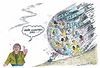 Cartoon: Flüchtlingsandrang (small) by mandzel tagged flüchtlinge,merkel,michel,sisyphusarbeit,asyl,deutschland