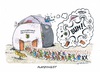 Cartoon: Flüchtlingsströme ohne Ende (small) by mandzel tagged flüchtlinge,deutschland,asyl,engegefühl