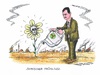 Cartoon: Giftgaseinsatz in Syrien (small) by mandzel tagged syrien,giftgas,assad,bürgerkrieg