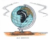 Cartoon: Globales Problem Ebola (small) by mandzel tagged ebola,afrika,bedrohung,tod