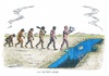 Cartoon: Im Schlund von Facebook (small) by mandzel tagged facebook,geburtstag,menschheit,entwicklungsgeschichte,evolution,reinfall