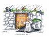 Cartoon: Kein Frieden in der Ukraine (small) by mandzel tagged ostukraine,friedensengel,krieg