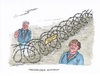 Cartoon: Krach in der Union (small) by mandzel tagged merkel,seehofer,csu,cdu,flüchtlingskrise,lösungsdifferenzen