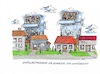 Cartoon: Lösungsvorschlag zur Wohnungsnot (small) by mandzel tagged wohnungsmangel,deutschland,mieter,horrormieten