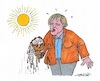 Cartoon: Merkel im Umfragetief (small) by mandzel tagged union,merkel,cdu,csu,wählergunst,umfragetief