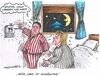 Cartoon: Schlafstörung (small) by mandzel tagged gabriel,merkel,auszählergebnis,basis,spd