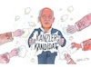 Cartoon: Scholz hält fest.... (small) by mandzel tagged spd,scholz,wahlen,deutschland,kanzlerkandidatur,pistorius