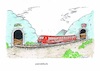 Cartoon: Streik bei der Bahn (small) by mandzel tagged bahn,gewerkschaft,löhne