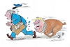 Cartoon: Trump und die Post (small) by mandzel tagged trump,briefwahl,usa,post,behinderungen