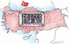 Cartoon: Türkische Presse (small) by mandzel tagged türkei,erdogan,presse,journalismus,terror,diktatur,menschenrechte