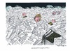 Cartoon: Unbewältigte Asylantrags-Flut (small) by mandzel tagged flüchtlinge,asylanträge,bearbeitungsstau,überforderungen,wartezeiten,chaos