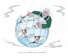 Cartoon: Wachposten Putin (small) by mandzel tagged putin,nato,westen,deutschland,abhören,krieg,taurus,ukraine,spezialoperation