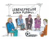 Cartoon: WM (small) by mandzel tagged katar,wm,fußball,boykott,menschenrechte