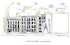 Cartoon: Wohnungsnot (small) by mandzel tagged deutschland,wohnraum,bauen,wirtschaft,flaute,wohnungsnot