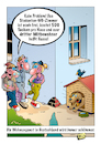 Cartoon: Wohnungsnot in Deutschland (small) by stefanbayer tagged wohnungsnot,immobilienmarkt,mietwohnung,hundehütte,hund,studenten,mitbewohner,abzocken,sozialwohnung,bay,stefanbayer,mietpreise