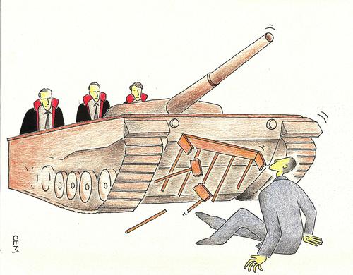 Cartoon: court and defense (medium) by cemkoc tagged juge,le,juridiction,la,cour,droit,legal,richter,attorney,lawyer,prosecutor,public,prosecution,tribunal,trial,defendant,last,court,supreme,justice,judicial,judge,judgement,cartoons,law,karikatürleri,hukuk,abogado