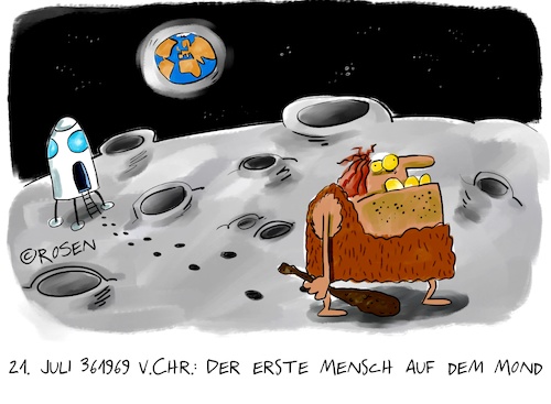 Der erste Mensch auf dem Mond