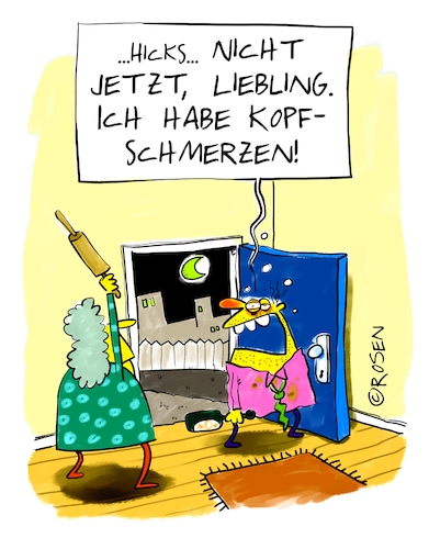 Kopfschmerzen Von Holga Rosen Liebe Cartoon Toonpool