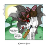 Cartoon: Cricket Bats (small) by gothink tagged cartoon,comic,spelling,pun,cricket,bats