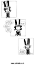 Cartoon: Donna Cjaotic - Top Hat (small) by gothink tagged goth,punk,emp,teen,girl,top,hat,smell,smelly