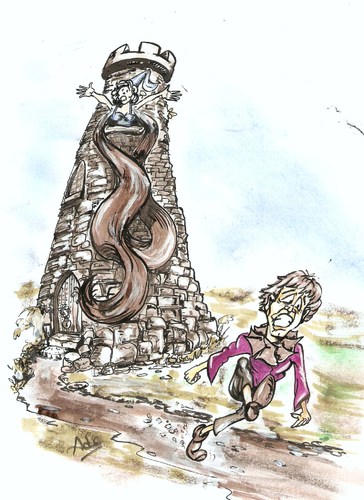 Cartoon: Charmpits! (medium) by ade tagged rapunzel