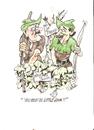 Cartoon: Famous last words (small) by ade tagged robin,hood,toilet