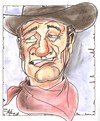 Cartoon: The Duke (small) by ade tagged wayne,western,cowboy