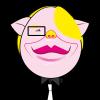 Cartoon: Philip Seymour Hoffmann as a pig (small) by Michele Rocchetti tagged seymour philip actors pig animal caricature