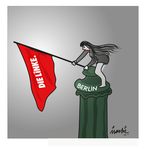 Cartoon: Berlin (medium) by ismail dogan tagged elif,eralp
