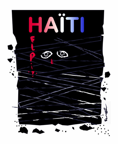 Cartoon: HELP  FOR HAITI !.. (medium) by ismail dogan tagged haiti,help