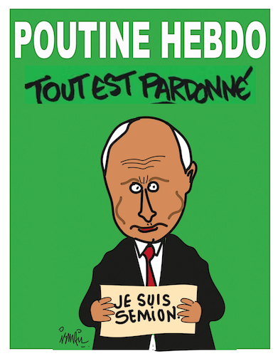 Cartoon: Je suis Semion (medium) by ismail dogan tagged semion,skrepetski