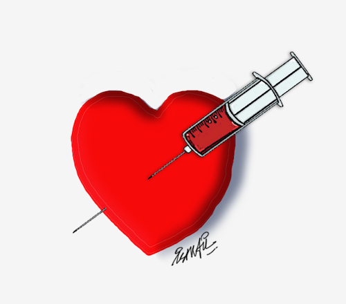 Cartoon: Love (medium) by ismail dogan tagged love